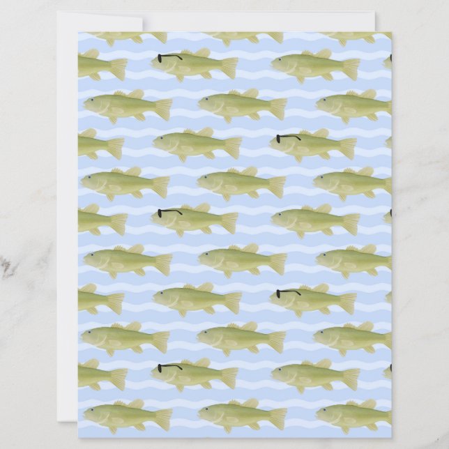 fiskmönstrat papper (Framsida)