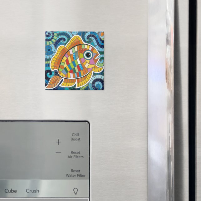 fiskmosaik magnet (In Situ (Fridge))