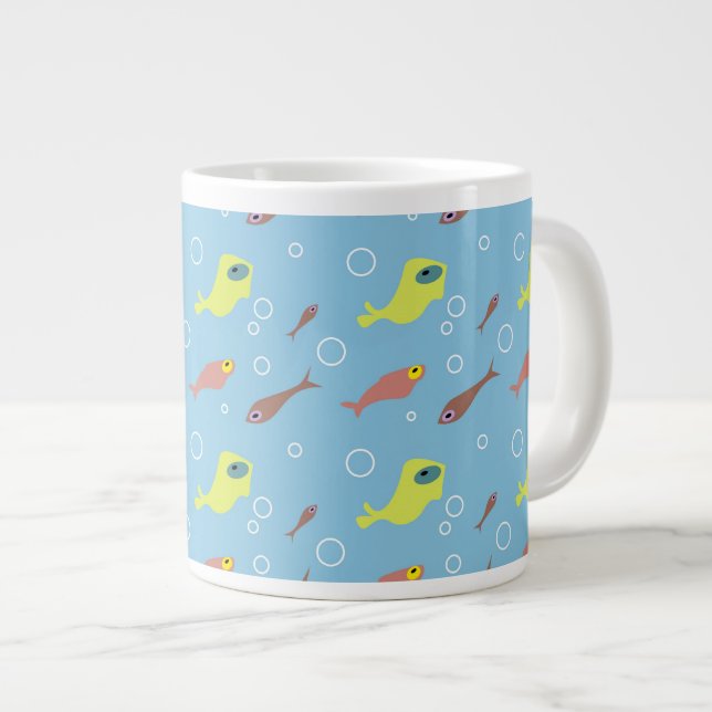 Fiskmugg Jumbo Mugg (Framsida höger)
