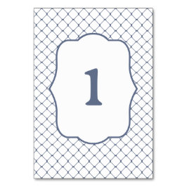 Fisknät - Bordsnummer Stålblått