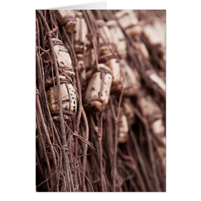 Fisknät Hälsningskort (Framsidan)