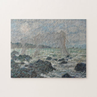 Fisknät i Pourville av Claude Monet Pussel