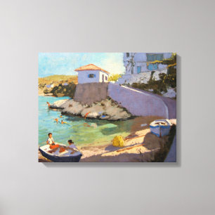 Fisknät Samos 2005 Canvastryck