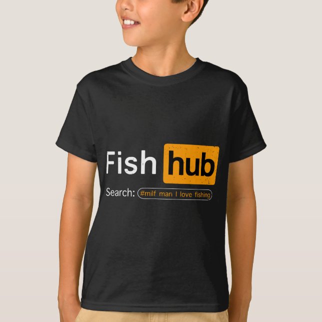 Fisknav - underbart Dirty Fishing Joke MILF Man I  T Shirt (Framsida)