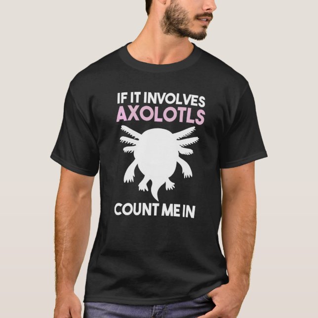 Fisködla Axolotl T Shirt (Framsida)