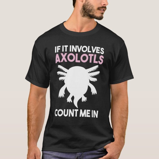 Fisködla Axolotl T Shirt (Framsida)