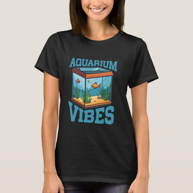 Fiskodlare Aquascaping Fiskar T Shirt (Framsida)