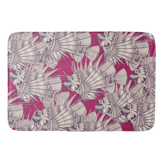 fiskodlingsbär badrumsmatta (Framsidan)