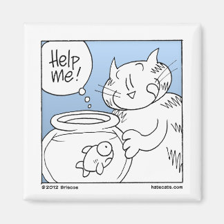 Fisköratkatt Magnet