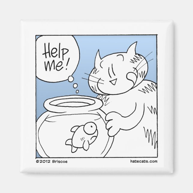 Fisköratkatt Magnet (Framsidan)