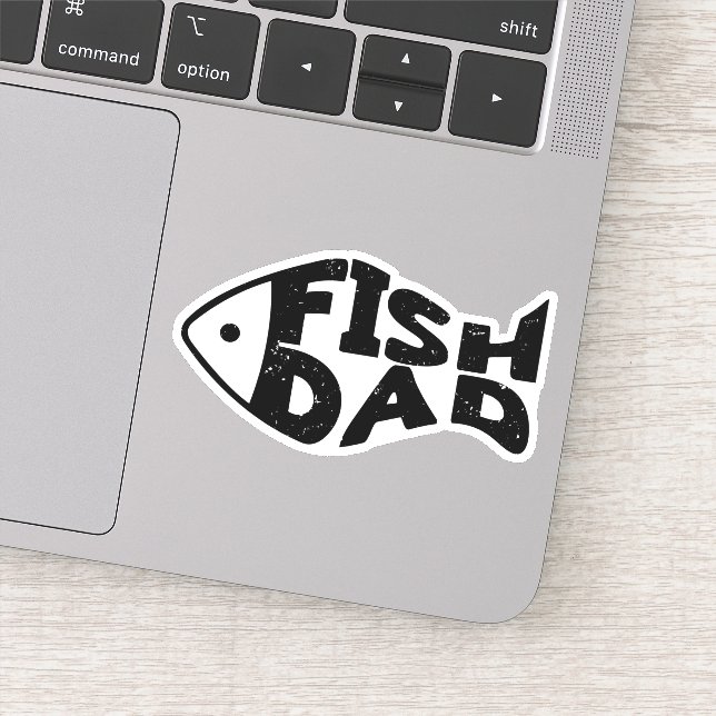 Fiskpappa Klistermärken (Detalj)