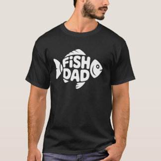 Fiskpappa Rollig Fiskare Fiskare Stolthet Akvarium T Shirt