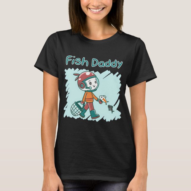 Fiskpappa T Shirt (Framsida)