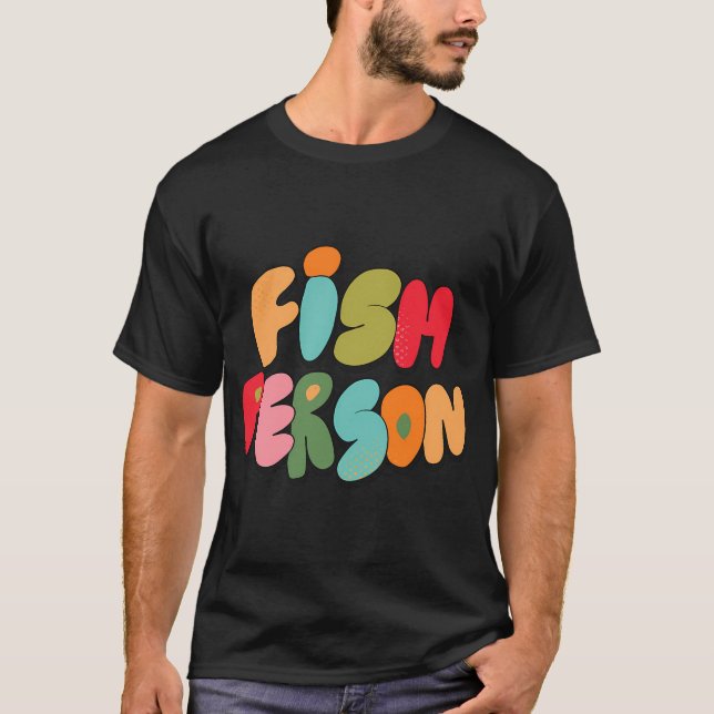 Fiskperson (version A) T Shirt (Framsida)