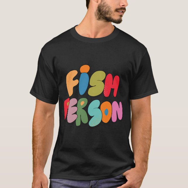 Fiskperson (version B) T Shirt (Framsida)