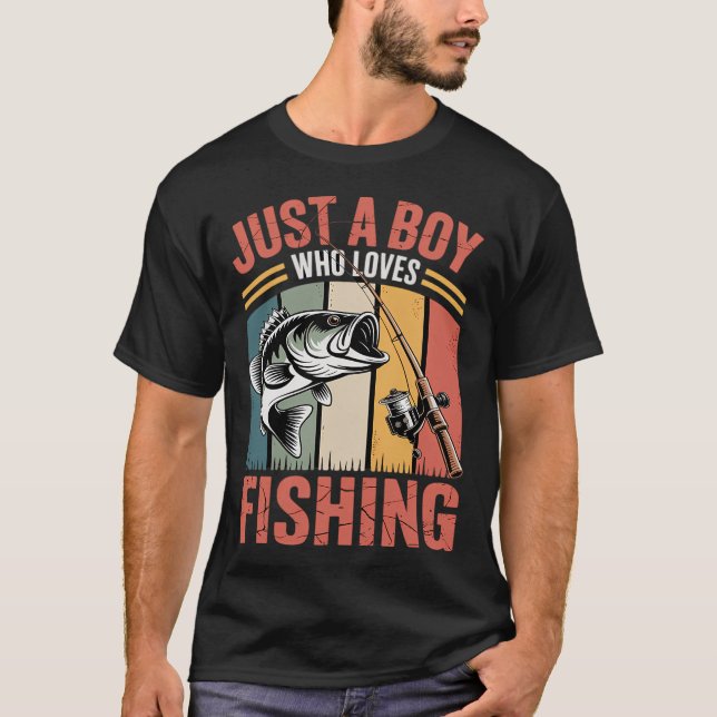 fiskpojke t shirt (Framsida)