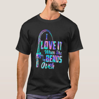 Fiskpresenter för män Jag älskar det när hon böjer T Shirt