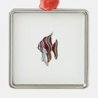 Fiskprydnad Julgransprydnad Metall