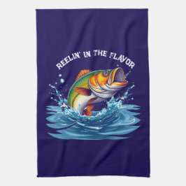 Fiskreelin" i Flavor- Kökshandduk