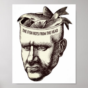 Fiskrom från Poster huvud