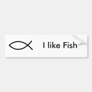 Fisksamhälle Bildekal