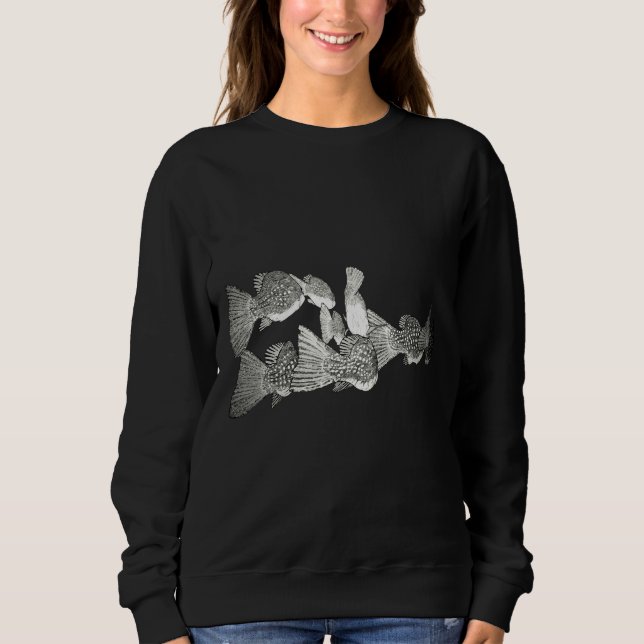 Fisksimming vid Kärlek T Shirt (Framsida)