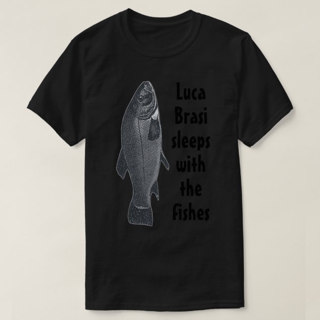 Fisksimning i vatten t shirt (Design framsida)