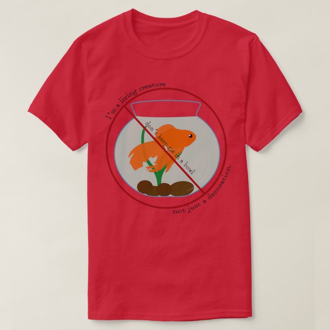 Fiskskål är inte en Dekoration T Shirt (Design framsida)