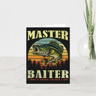 Fiskskjorta Master-baiter Funny B Pappa Kort