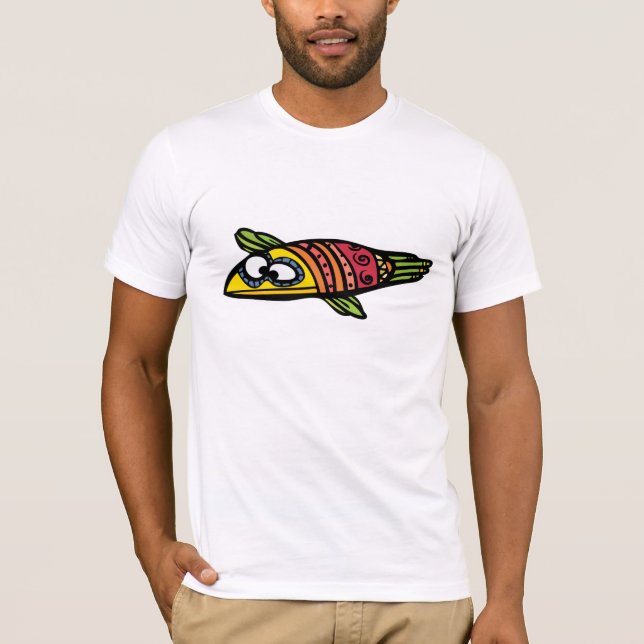 Fiskskjorta Tee Shirt (Framsida)