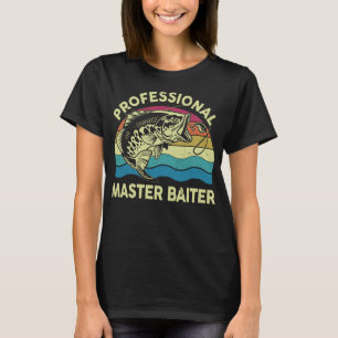 Fiskskjortor Professionell Master-Baiter Funny Ba T Shirt
