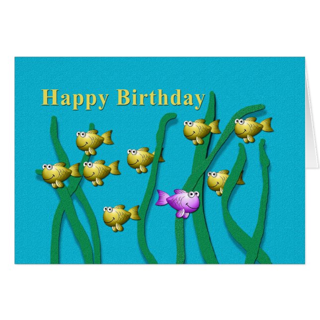 Fiskskola Hälsningskort (Framsidan Horizontal)