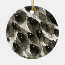 Fiskstorm Julgransprydnad Keramik