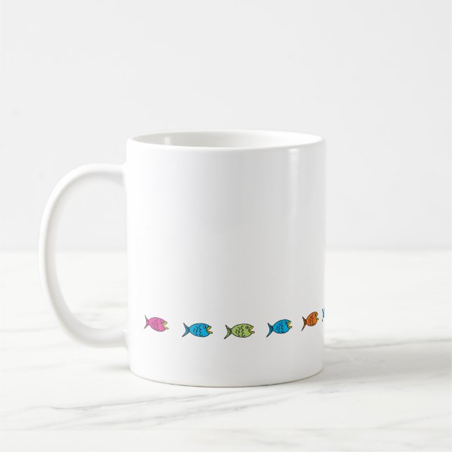 Fisksträng Kaffemugg (Vänster)