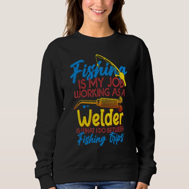 Fisksvetsare för svetsarbetare t shirt (Framsida)