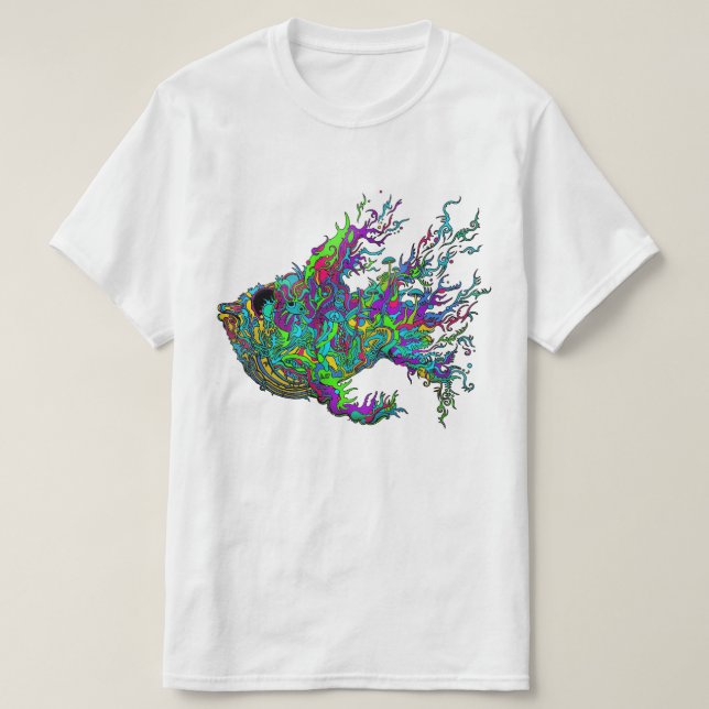 FiskT-tröja för djupt hav T-shirt (Design framsida)