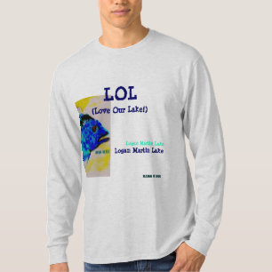 FiskT-tröja sjö" Alabama "för LOL Logan Martin T Shirt