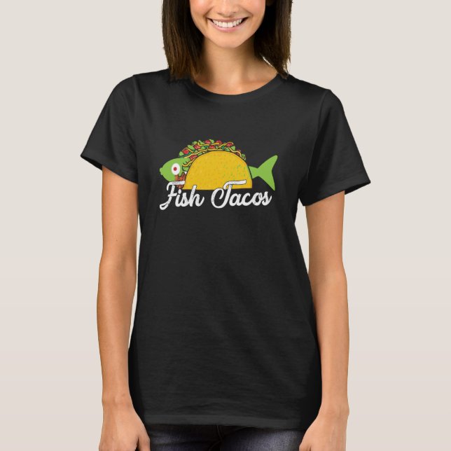 Fisktacos T Shirt (Framsida)
