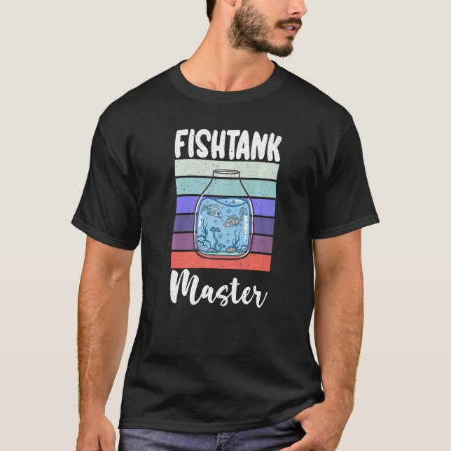 Fisktank Mästare Fiskägare Premium T Shirt (Framsida)