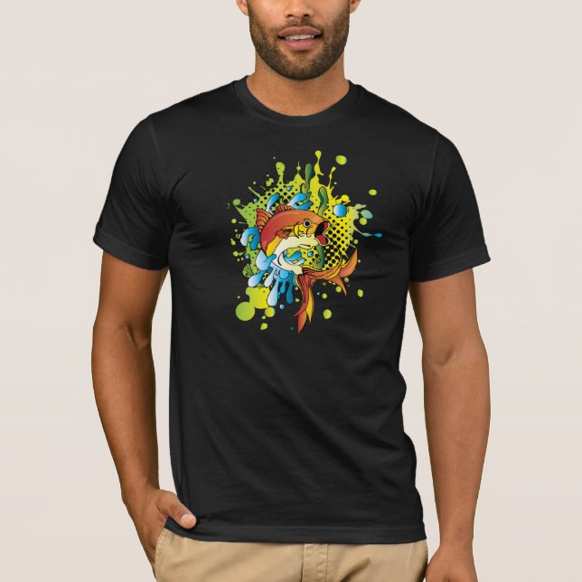 Fisktatueringsamling T-shirt (Framsida)