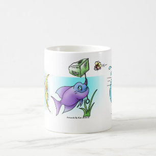 FisktecknadMontage 3 Kaffemugg