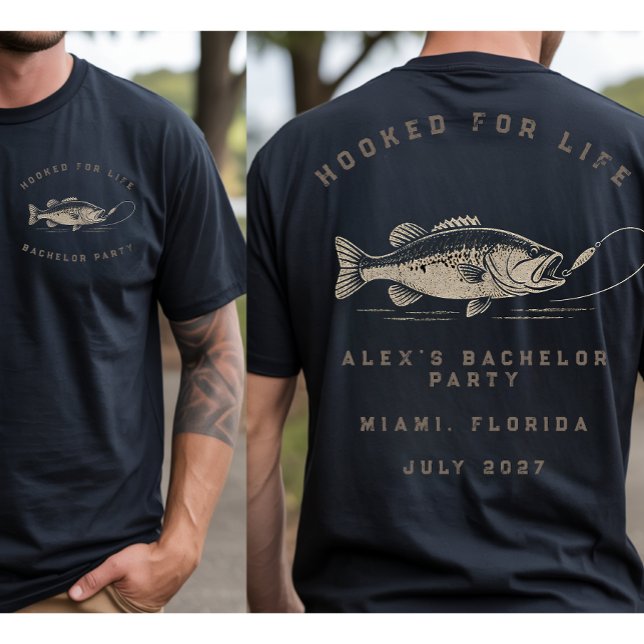 Fisktema Svärmannaparty för Fiske T Shirt (Skapare uppladdad)