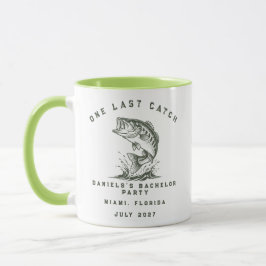 Fisktematiserad skräddarsydd fiskebrorsfest mugg