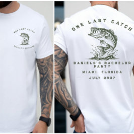 Fisktematisk skräddarsydd fiskebrorsfest t shirt