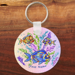 Fisktrast Nyckelring