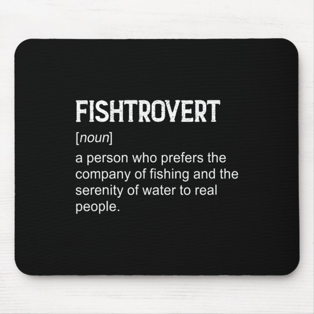 Fisktrovert Byss Fiske Båttrafik Definition Ordbok Musmatta (Framsidan)