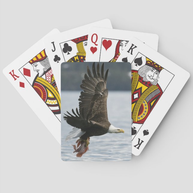 Fiskupphämtning i örn casinokort (Baksidan)