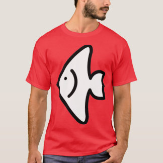 Fiskutformning för akvariefiskar t shirt