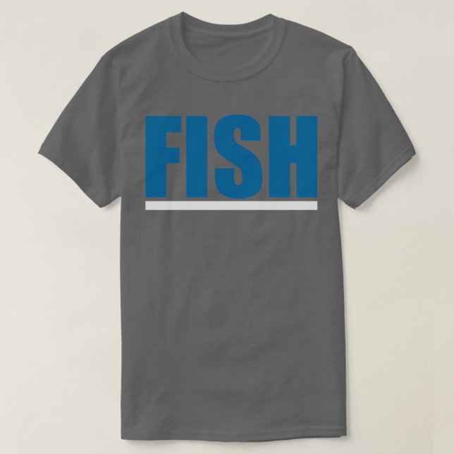 Fiskutformning för fiskerinäring 2 t shirt (Design framsida)