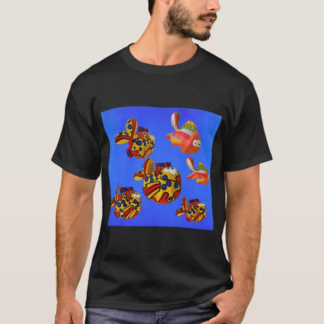 Fiskvänner T Shirt (Framsida)